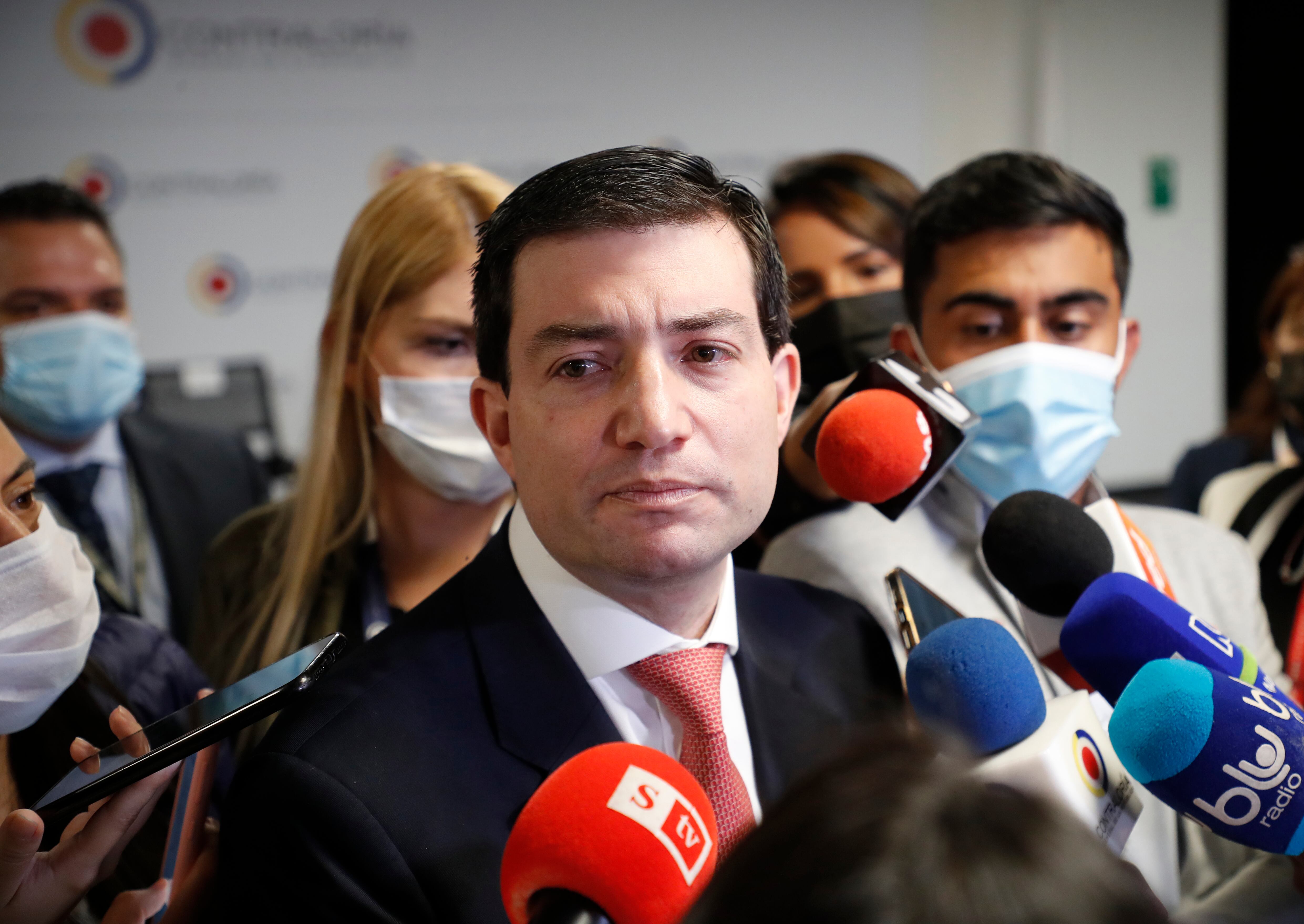 Mapfre firmó el contrato acuerdo con EPM del pago del siniestro del proyecto Hidroituango derivado del fallo con responsabilidad fiscal de la Contraloría General de la Nación 
Contralor Carlos Felipe Córdoba
Bogota dic 10 del 2021
Foto Guillermo Torres Reina / Semana