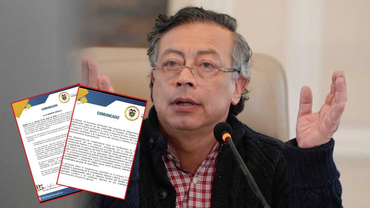Los magistrados de la Sala Civil, Agraria y Rural le respondieron al presidente Petro a través de un comunicado.