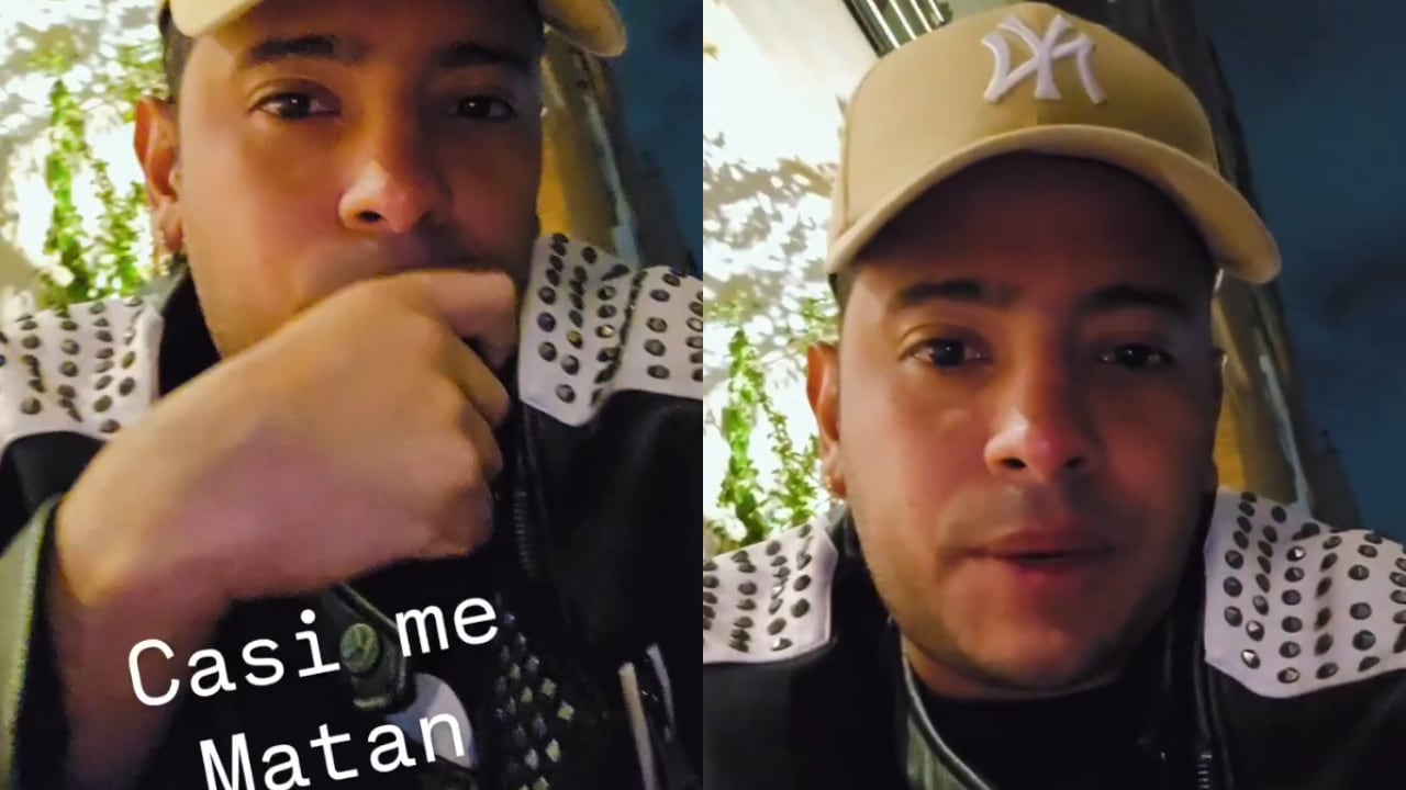 El cantante relató todo lo ocurrido a través de sus redes sociales.