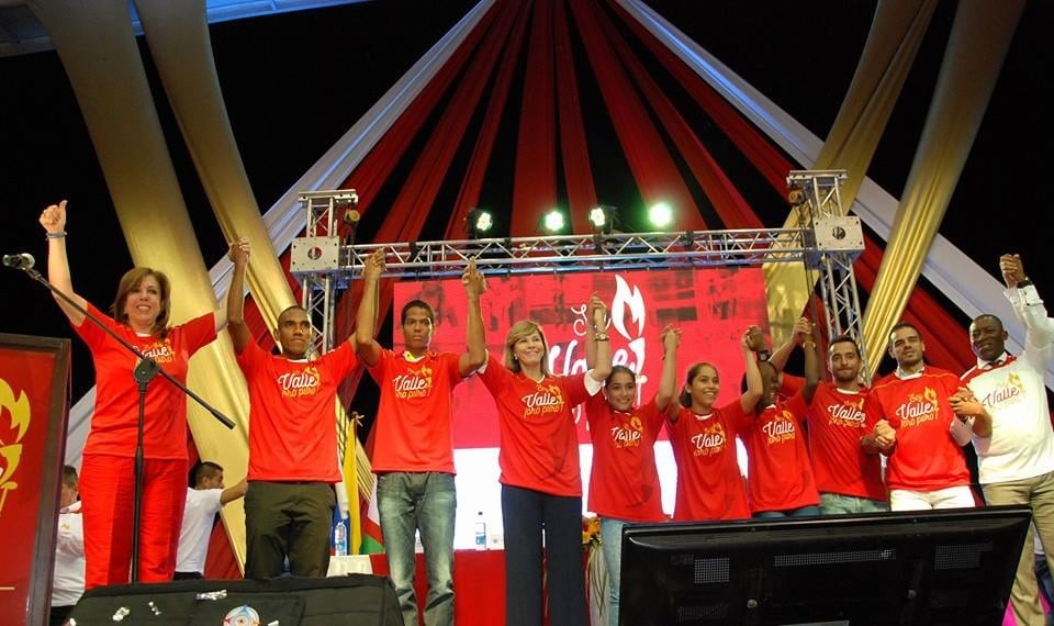 Lanzamiento del programa 'Valle Oro Puro' en el 2016.