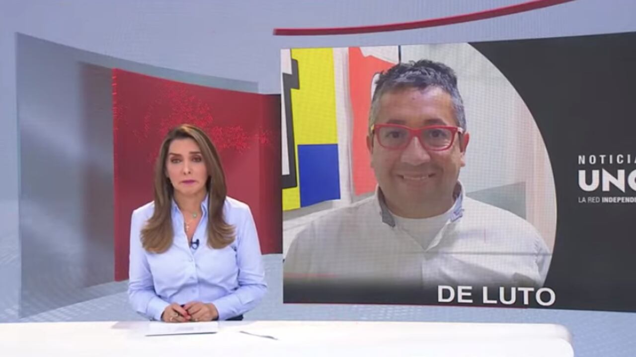 Mónica Rodríguez, durante la transmisión.