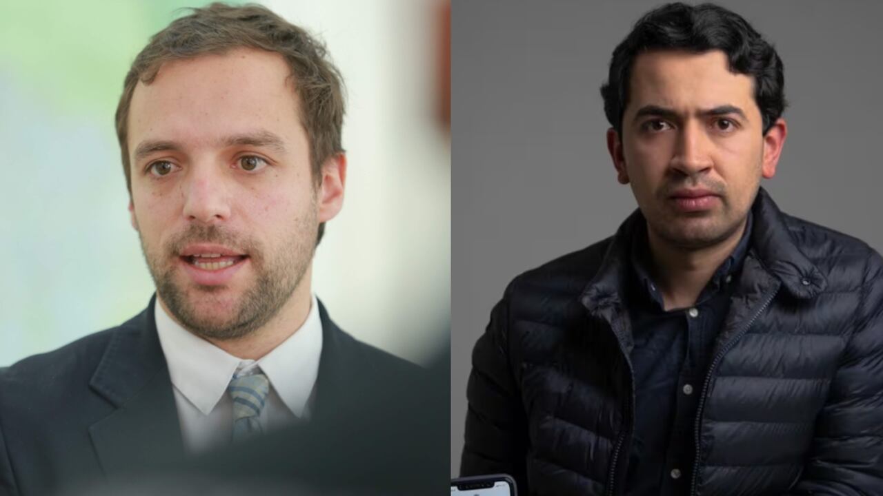 De izquierda a derecha: Luis Ernesto Gómez y Daniel Briceño.