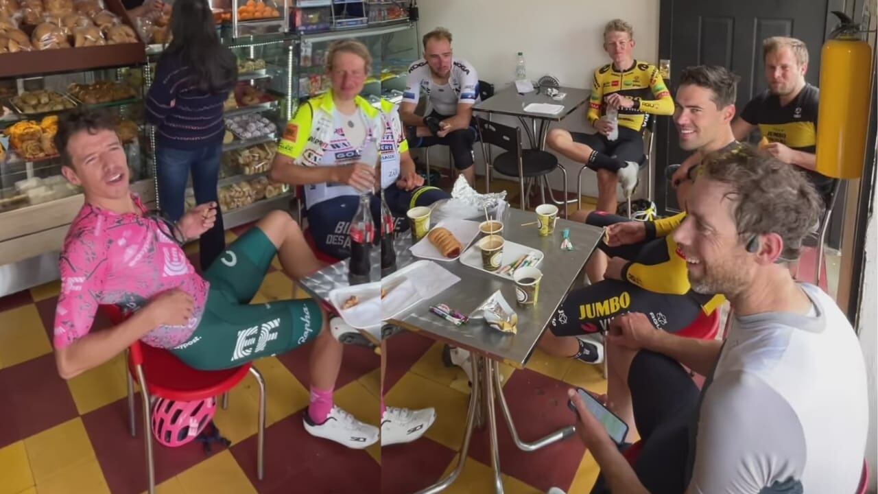 Rigo Urán visitó Sonsón con el Jumbo Visma