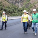 Visita del gobernador de Antioquia a las obras de la Vía al Mar