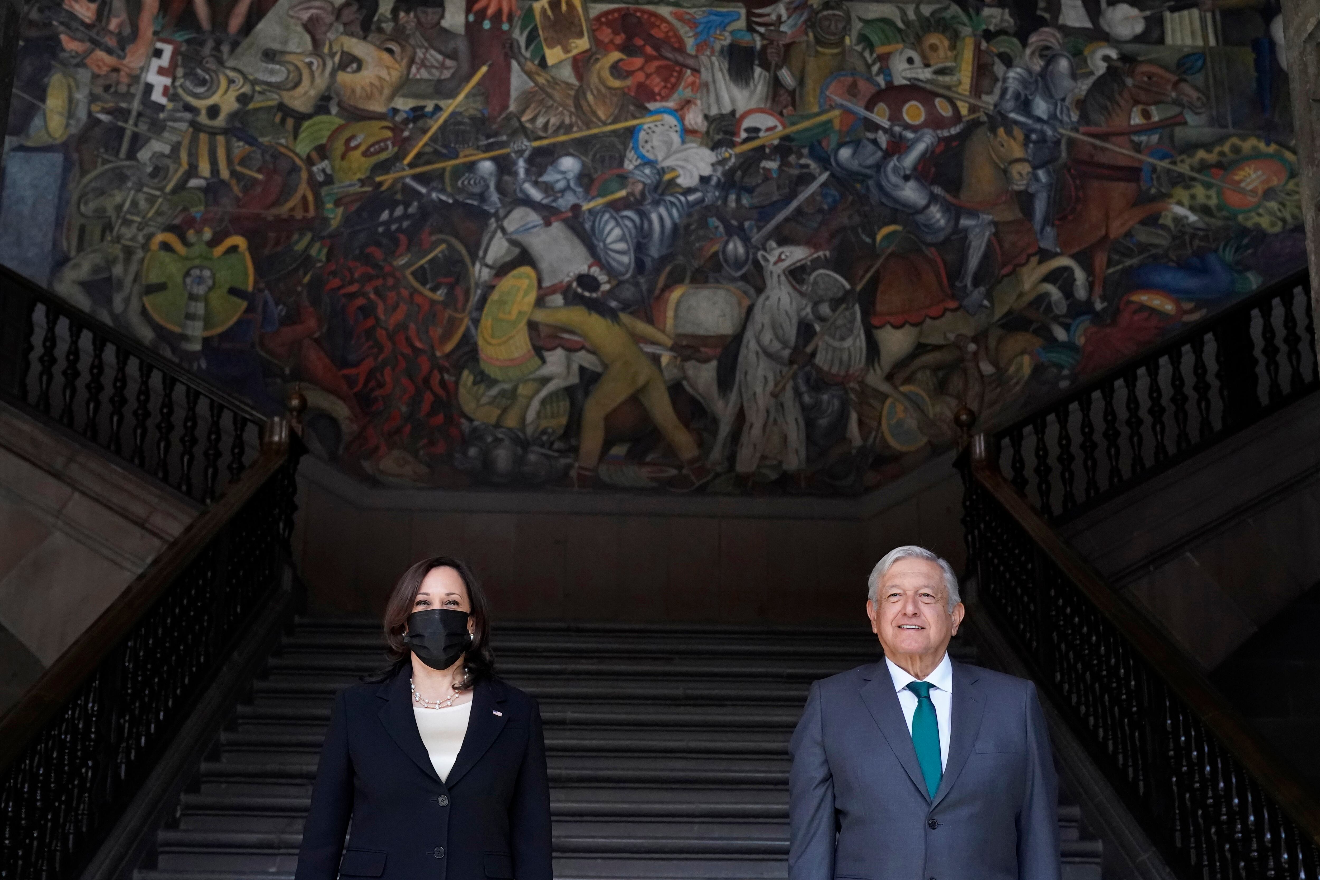 AMLO y Harris