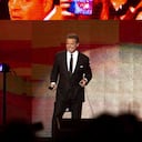 Luis Miguel en el concierto en Bogotá.