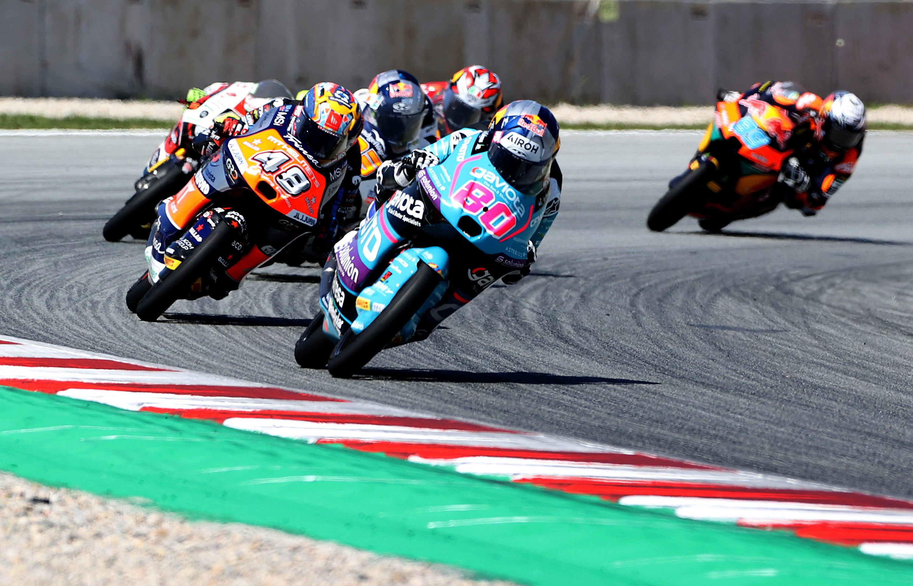MotoGP - Catalunya Grand Prix - Circuit de Barcelona-Catalunya, Barcelona, Spain - May 26, 2024 CFMoto Aspar Team's David Alonso, MT Helmets