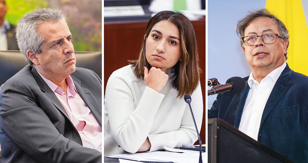     Luis Fernando Velasco, Laura Sarabia y Gustavo Petro han permanecido en comité de crisis política luego del hundimiento virtual de la reforma a la salud.