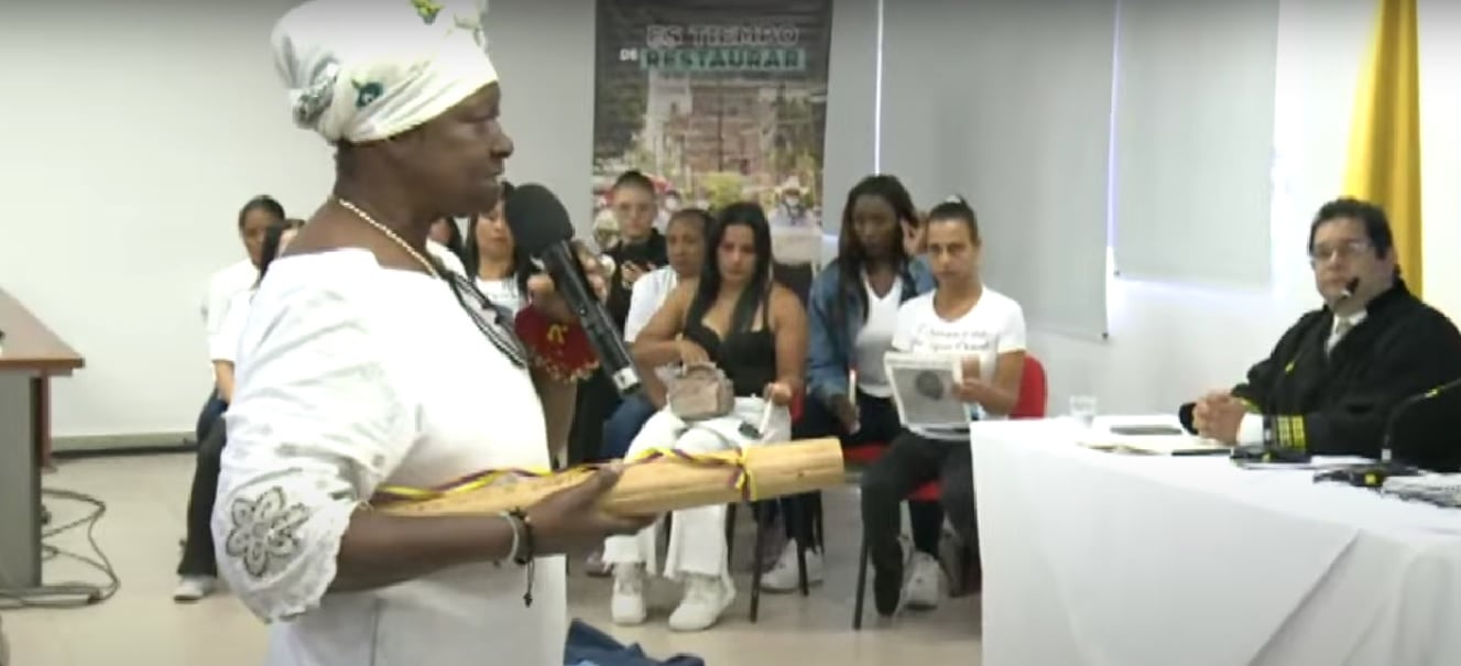 Mayora Espiritual de las víctimas de Florida, Valle, Bilba María León Mulato.