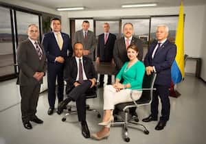 Magistrados Corte Suprema de Justicia - Cristina Lombana - Cesar Reyes - Francisco Farfán - Jaime Sanz - Jorge Caldas - Hector Alarcón
