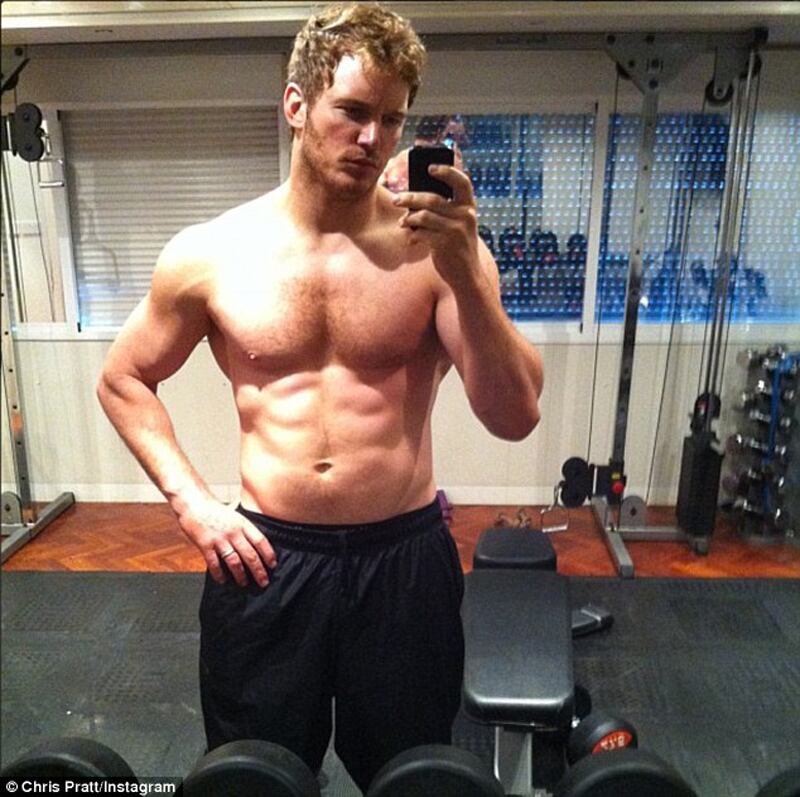 El actor Chris Pratt fue catalogado por la revista People como uno de los hombres más sexies del año. Y esta foto lo confirma