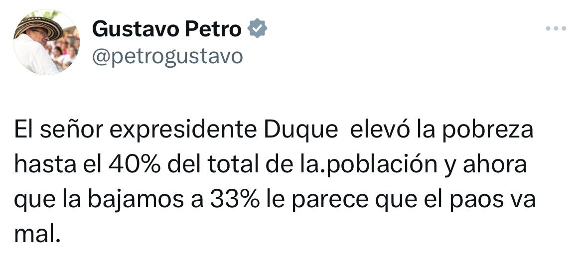 Mensaje presidente Gustavo Petro