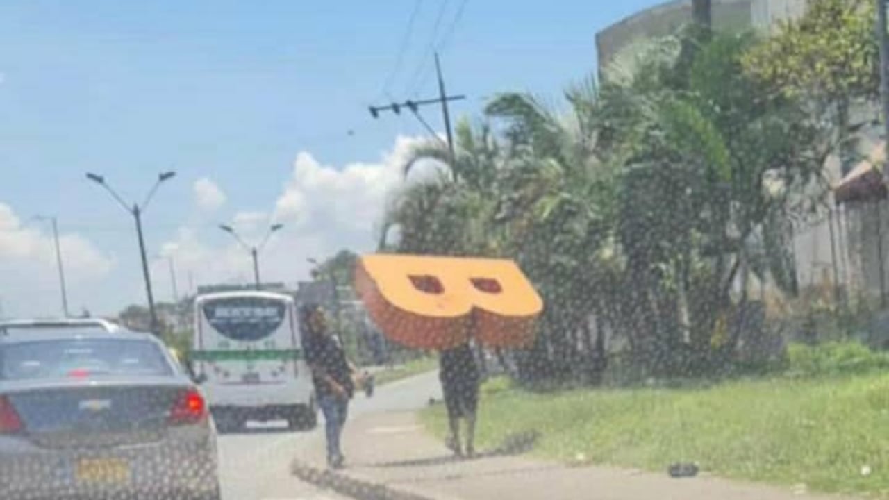 Indignación ha generado el robo del letrero municipal de Bello, Antioquia; no dejaron ni una letra