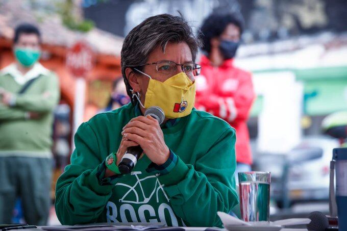 Claudia López en Suba