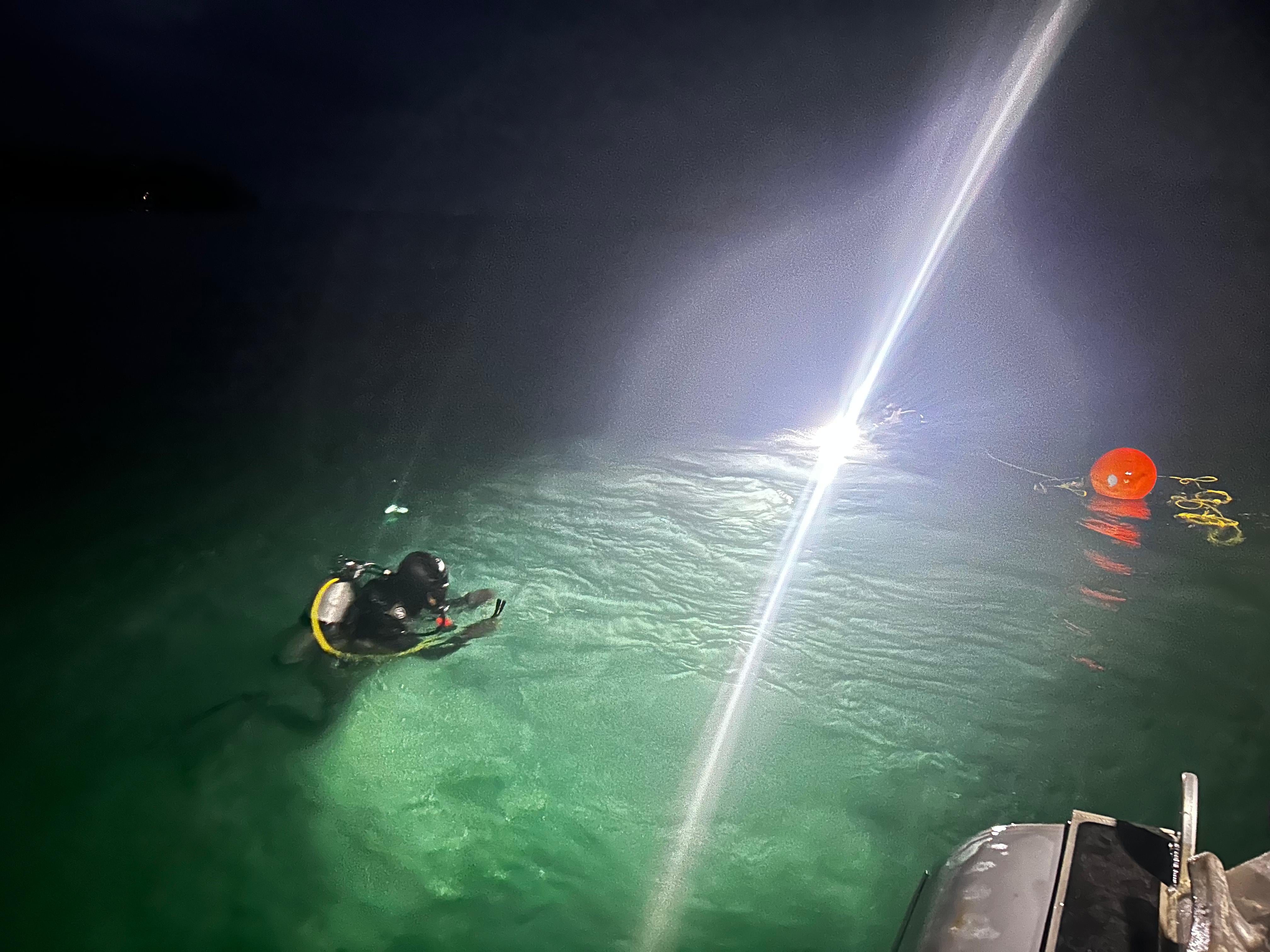 Búsqueda de desaparecido en mar Caribe este 2 de diciembre de 2024.