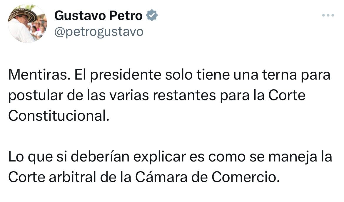 Mensaje presidente Gustavo Petro