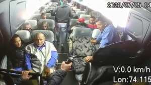 La ruta intermunicipal estaba realizando su ruta en la periferia de la capital.