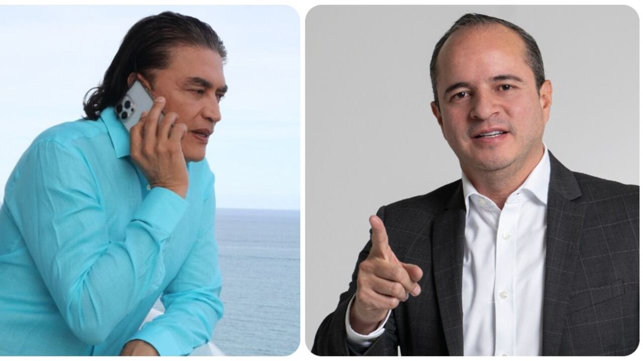 Gustavo Bolívar y Juan Espinal.