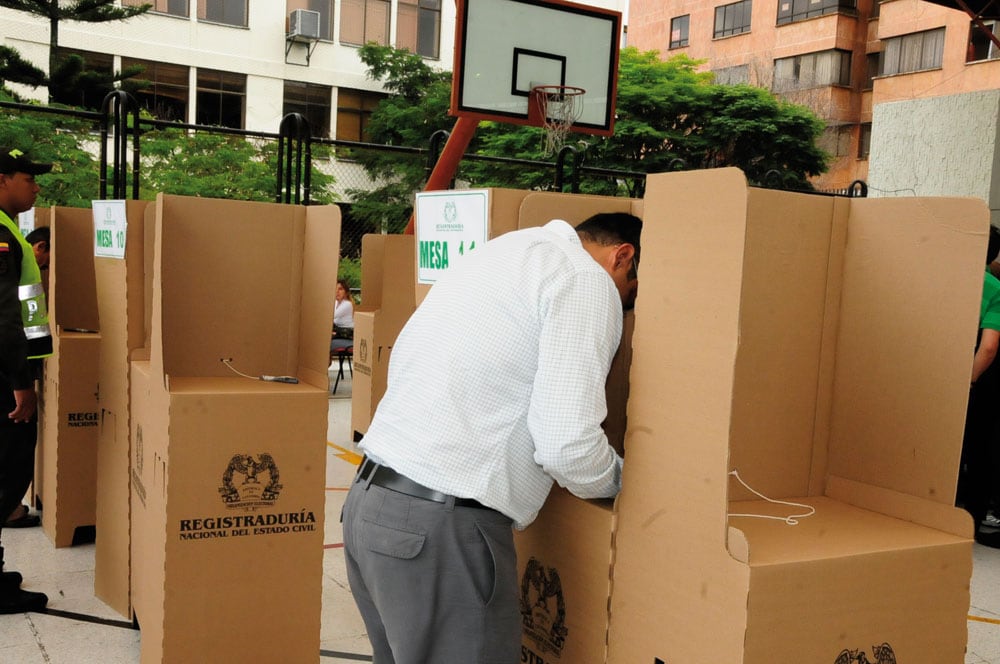 Desde la Registraduría Nacional de Estado Civil recuerdan que no es posible votar este domingo con la contraseña. Imagen de referencia