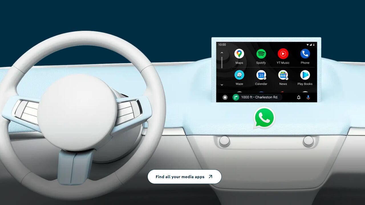 Android Auto, permite escuchar los mensajes de WhatsApp.