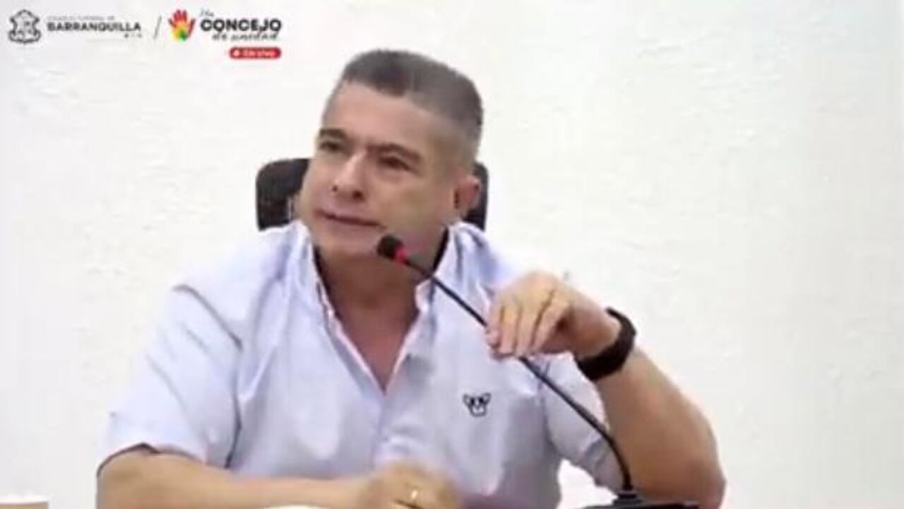 Vicepresidente del Concejo de Barranquilla, Juan José Vergara.