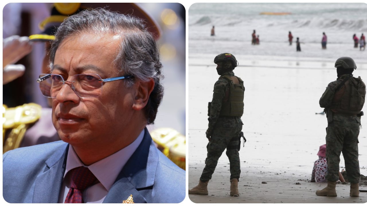 El presidente Petro visitó Manta en Manabí, en un misterioso viaje de 2 días