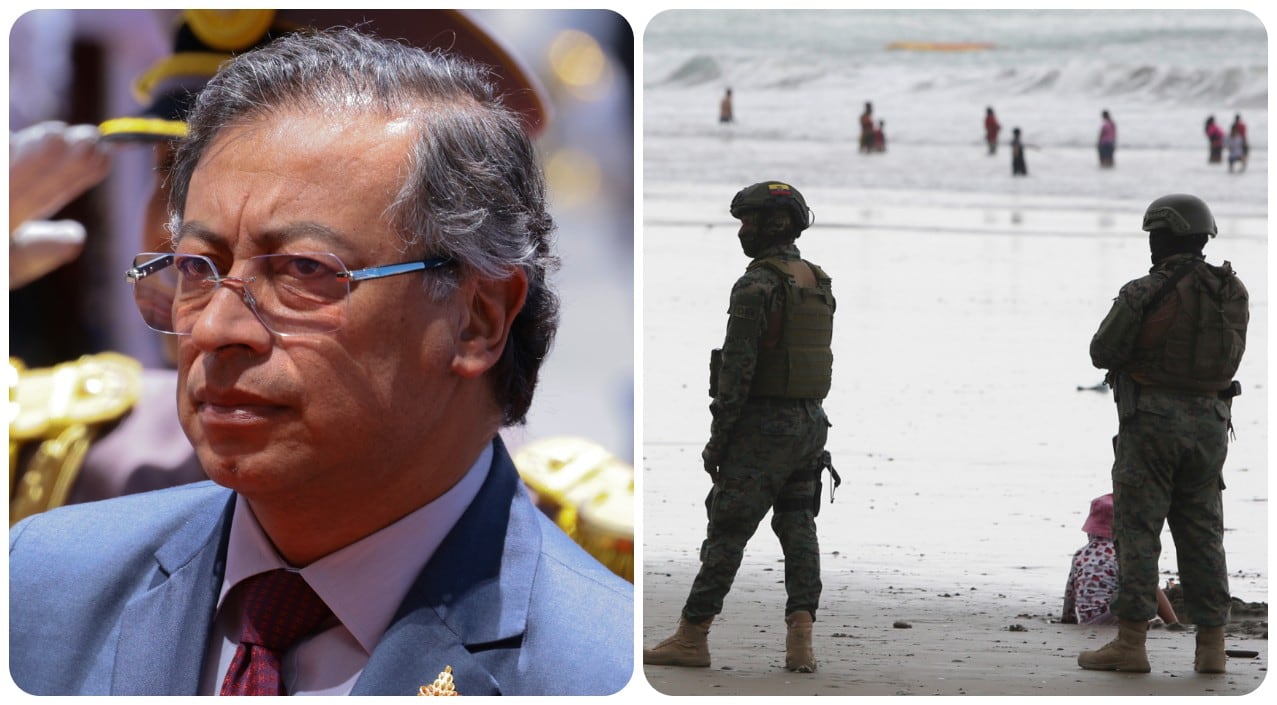 El presidente Petro visitó Manta en Manabí, en un misterioso viaje de 2 días