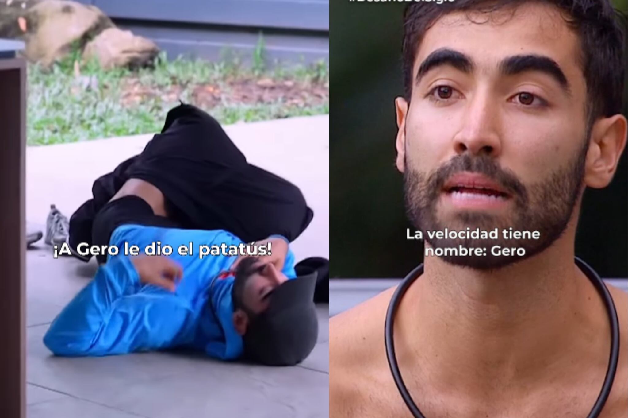 Gero Ángel (hijo de Juan Pablo Ángel), tuvo complicación de salud en 'El Desafío'.