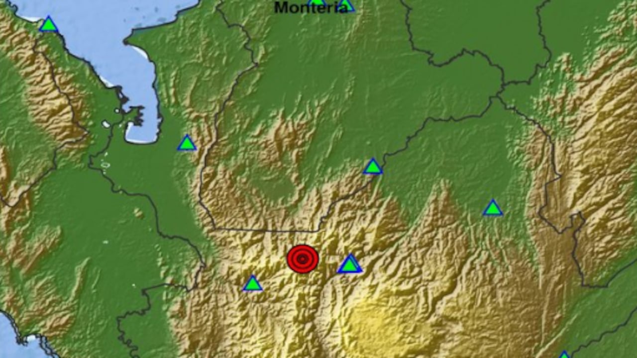 Temblor de tierra en Ituango.