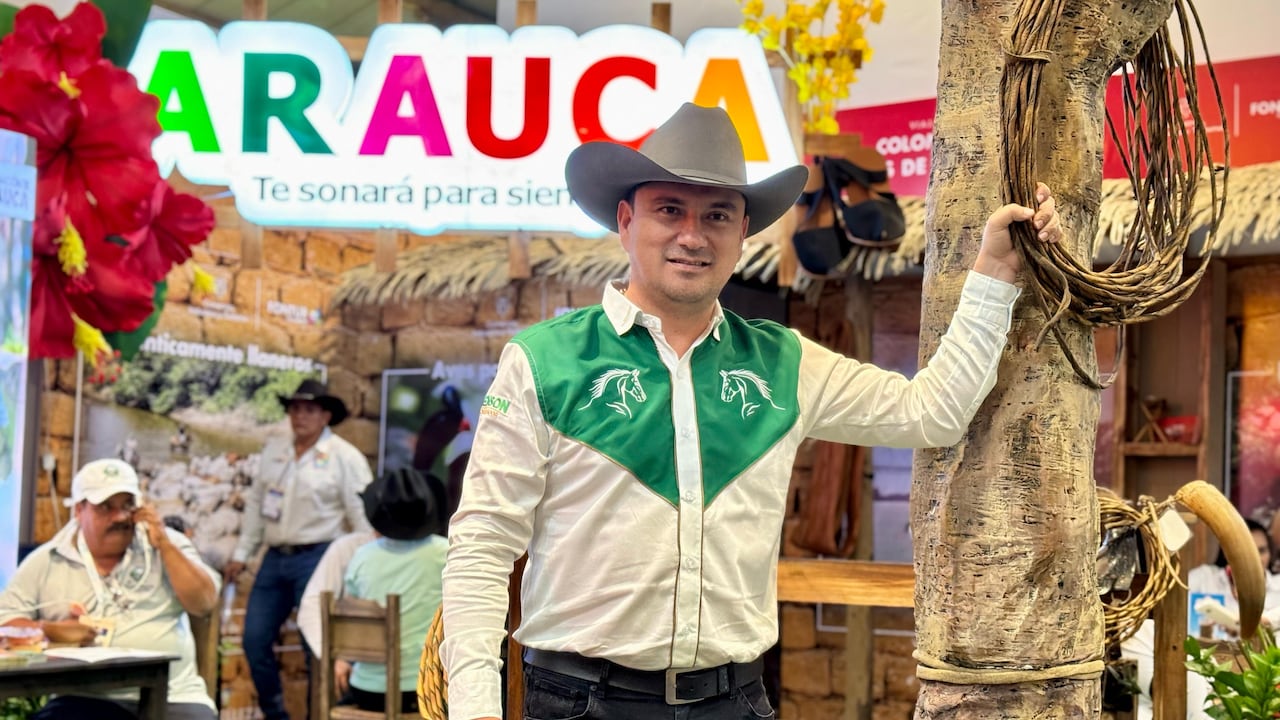 El gobernador de Arauca, Renson Martínez Prada, en ANATO 2025.