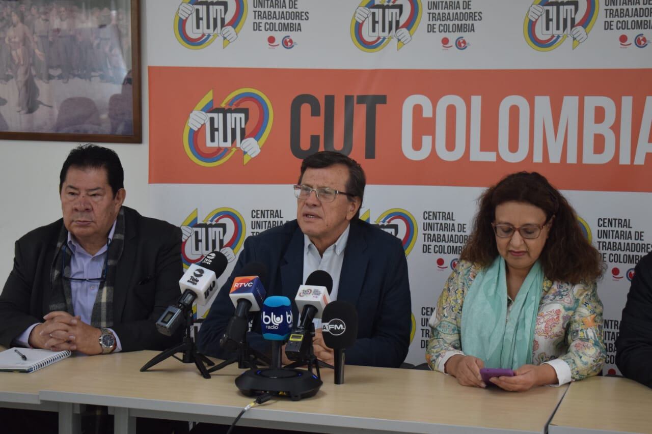 Fabio Arias, presidente de la CUT.