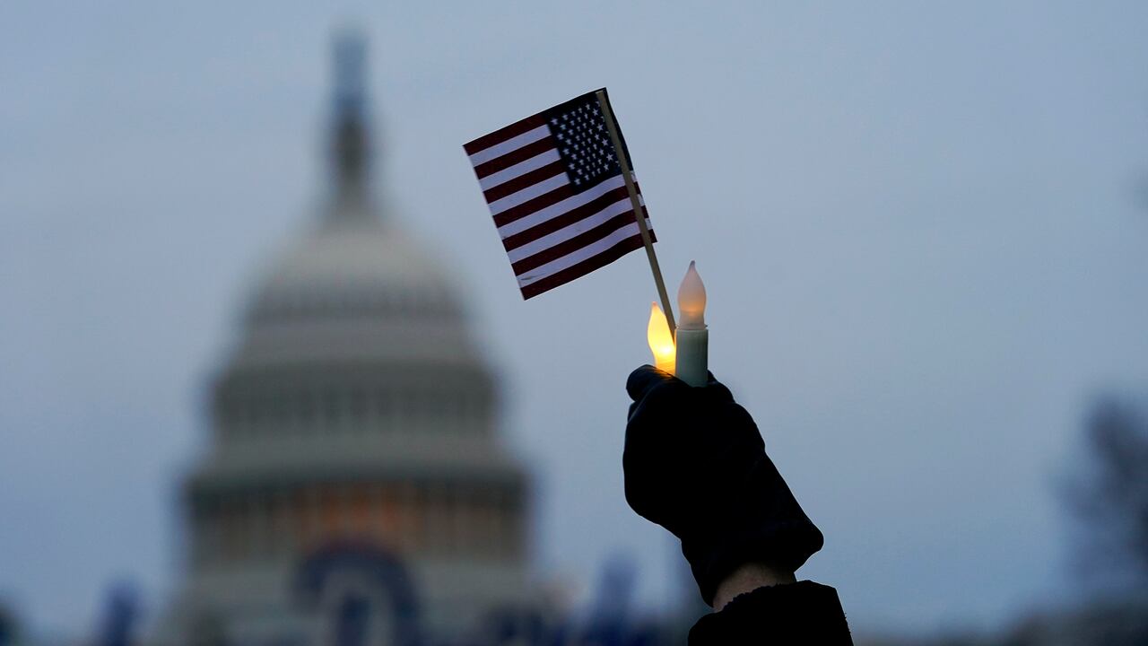 Primer aniversario del ataque Capitolio de los Estados Unidos.