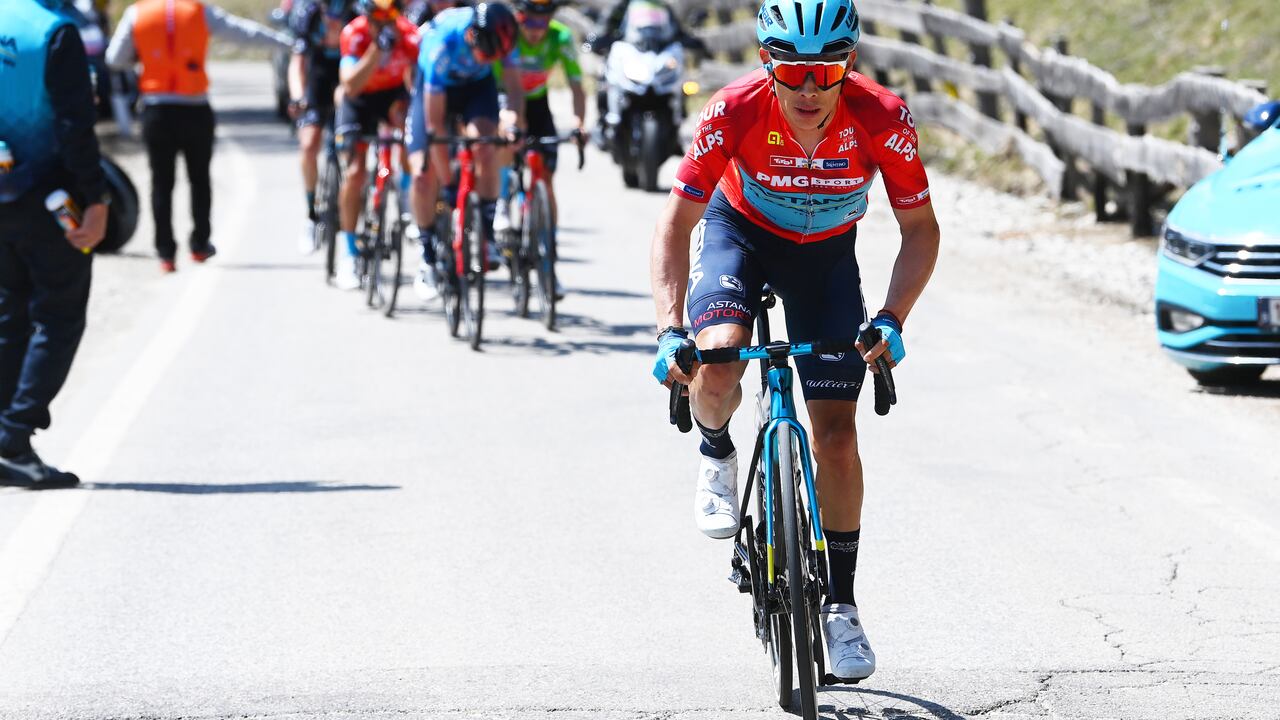 El colombiano sumó su primera alegría en el Tour de los Alpes.