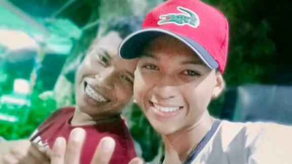 Imagen subida a las redes sociales momentos previos al hecho, las víctimas vestían las mismas prendas.