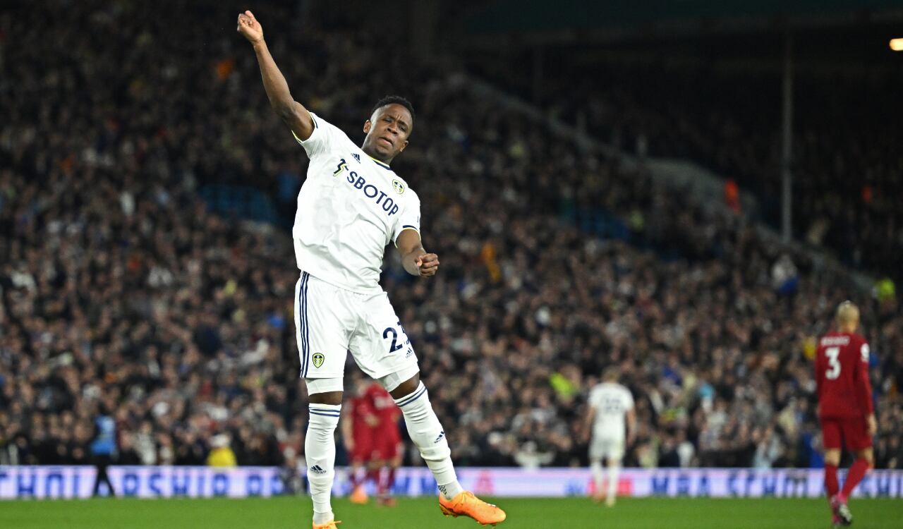 Luis Sinisterra marcó su tercer tanto de la temporada 2022/2023 con Leeds United.