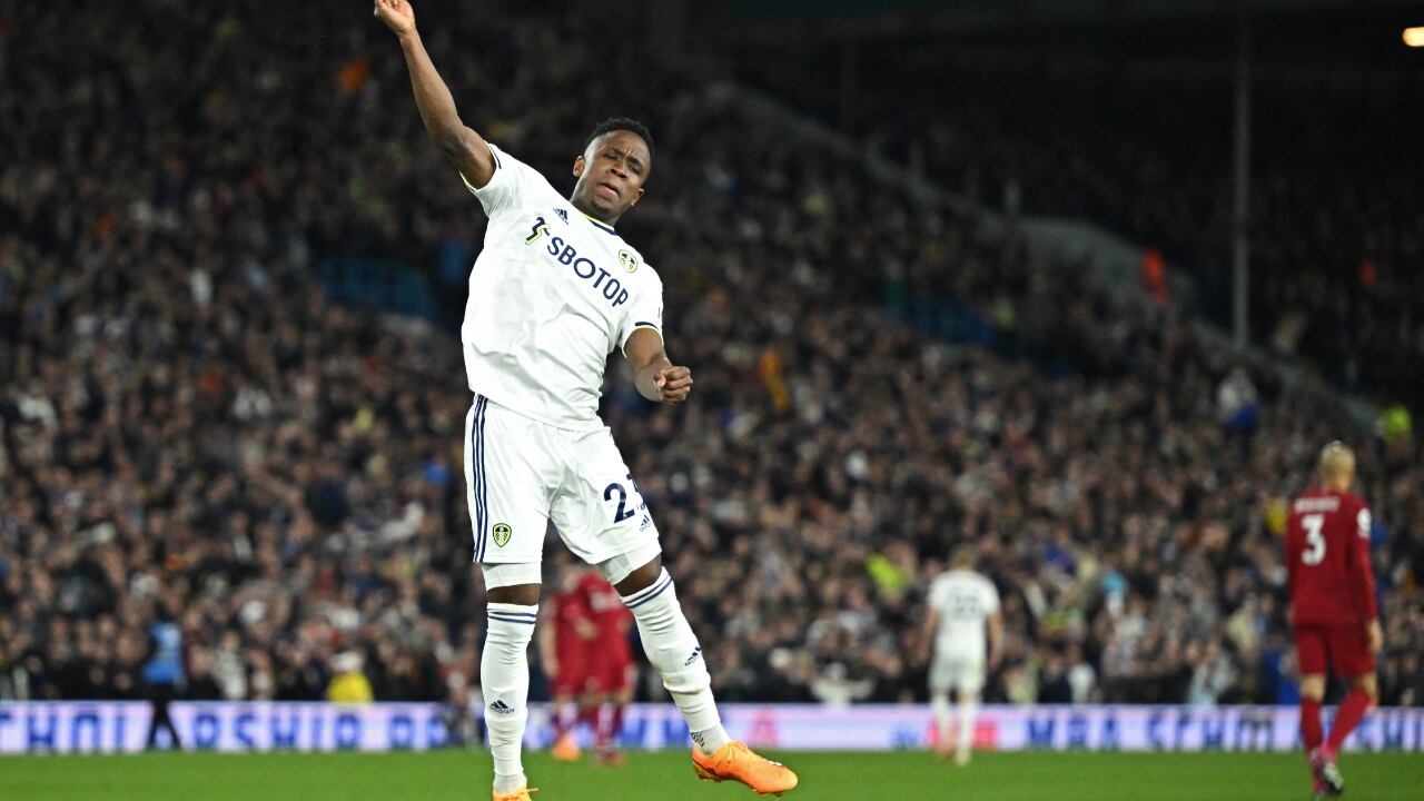 Luis Sinisterra marcó su tercer tanto de la temporada 2022/2023 con Leeds United.