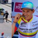 Camioneta se metió en la vía donde circulaban los corredores de los Nacionales de Ruta.