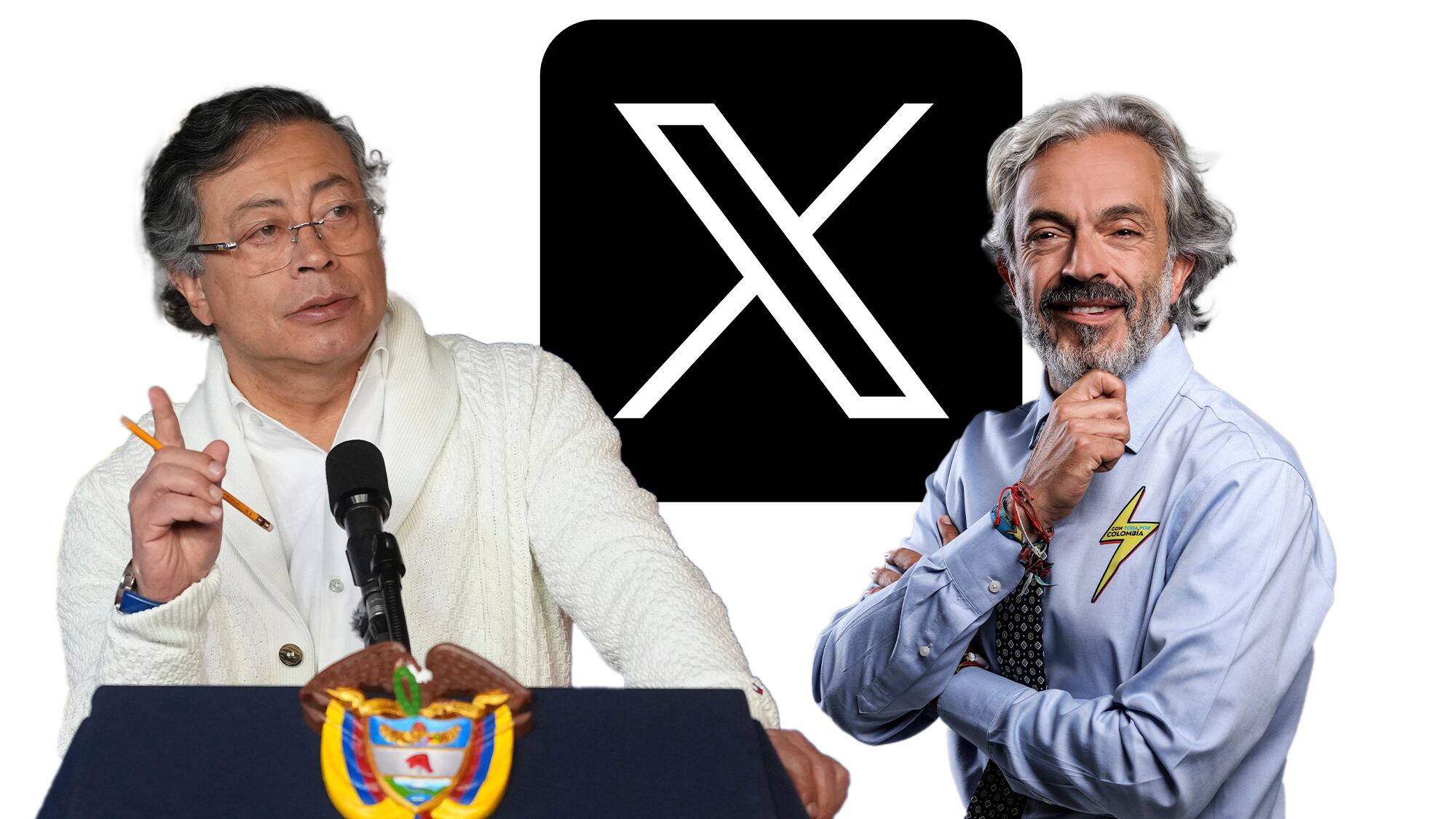 Gustavo Petro Juan Daniel Oviedo X