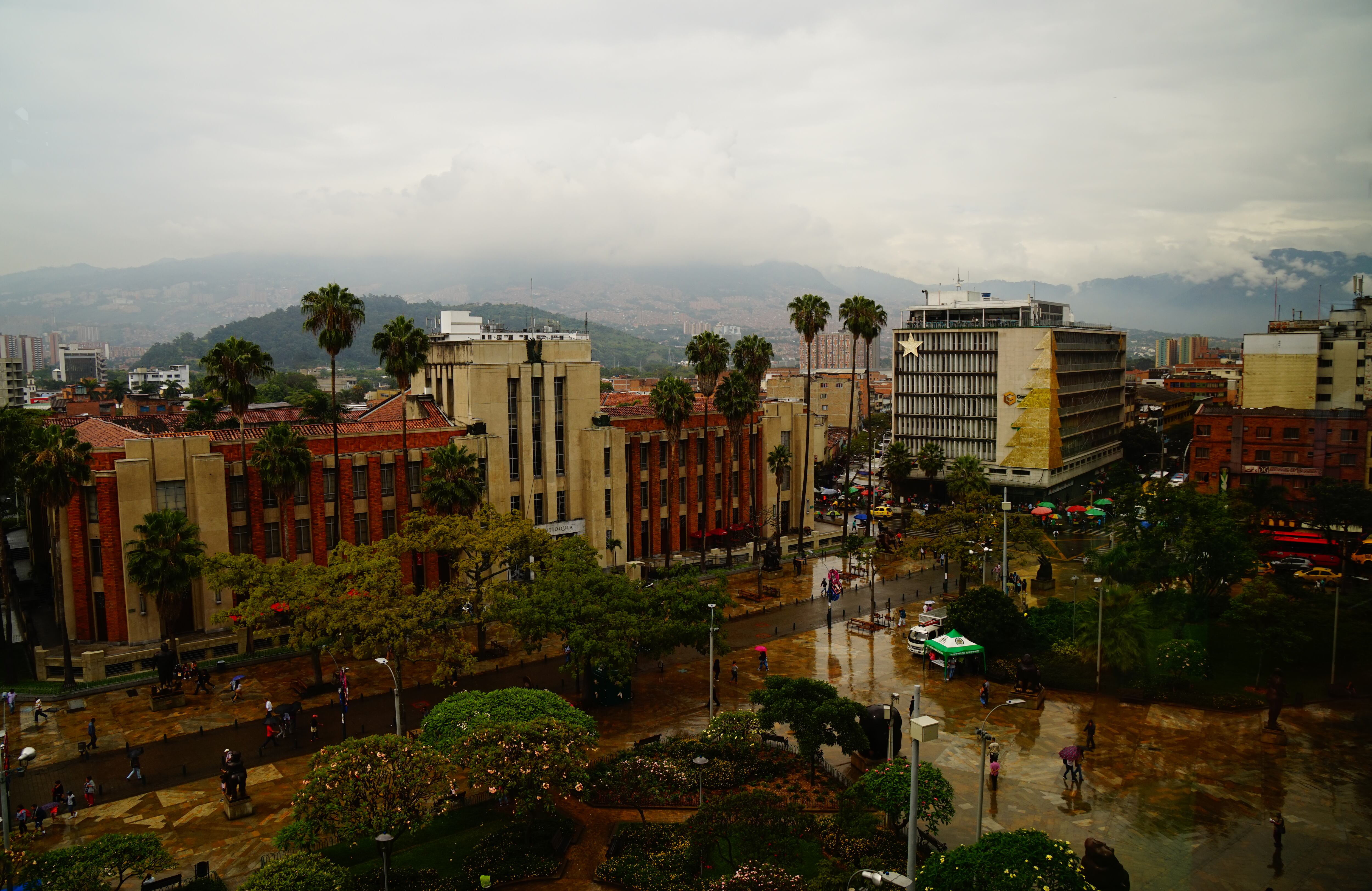 Lluvias en Medellín.