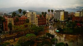 Lluvias en Medellín.