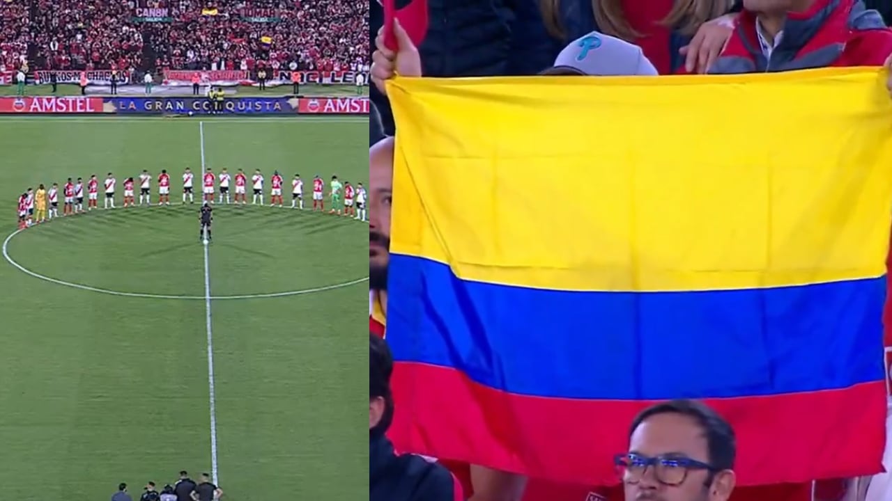 Minuto de silencio por las víctimas del terremoto en Santa Fe vs. River