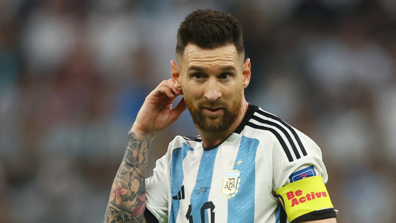 Soccer Football - FIFA World Cup Qatar 2022 - Semi Final - Argentina v Croatia - Lusail Stadium, Lusail, Qatar - December 13, 2022 Argentina's Lionel Messi REUTERS/Lee Smith