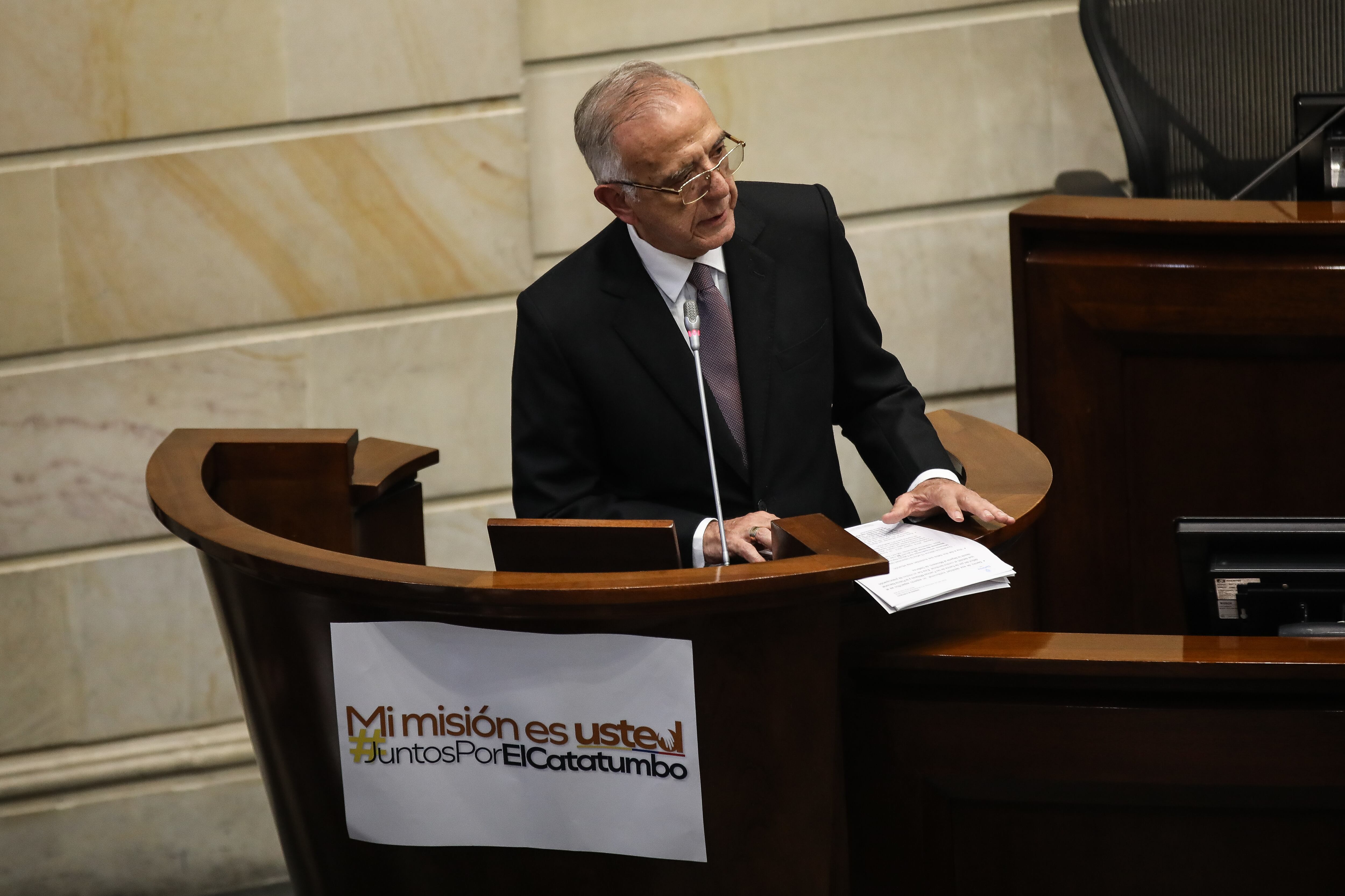 Sesión especial del Senado de la República, decreto de conmoción interior Catatumbo