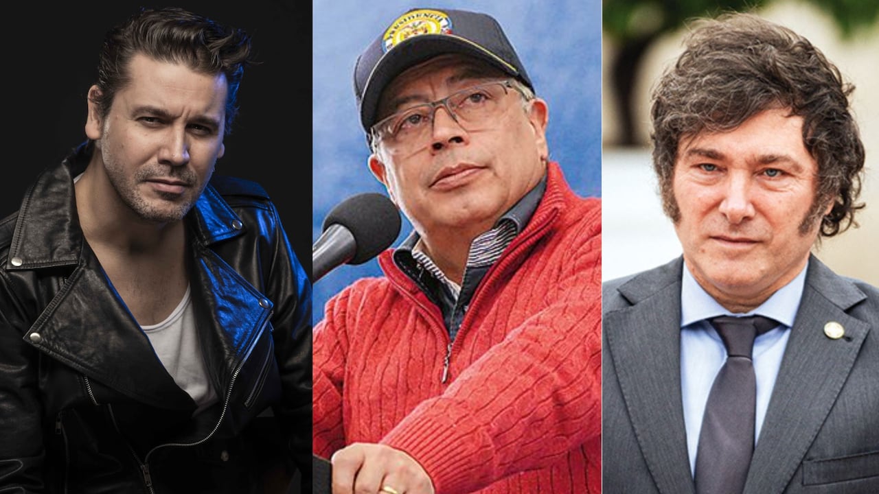 Emmanuel Danann - Gustavo Petro y Javier Milei.