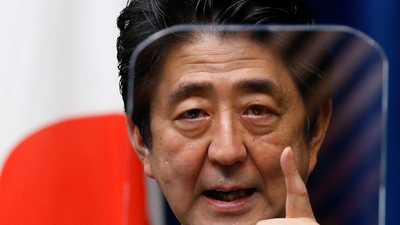 El ex primer ministro japonés Shinzo Abe.