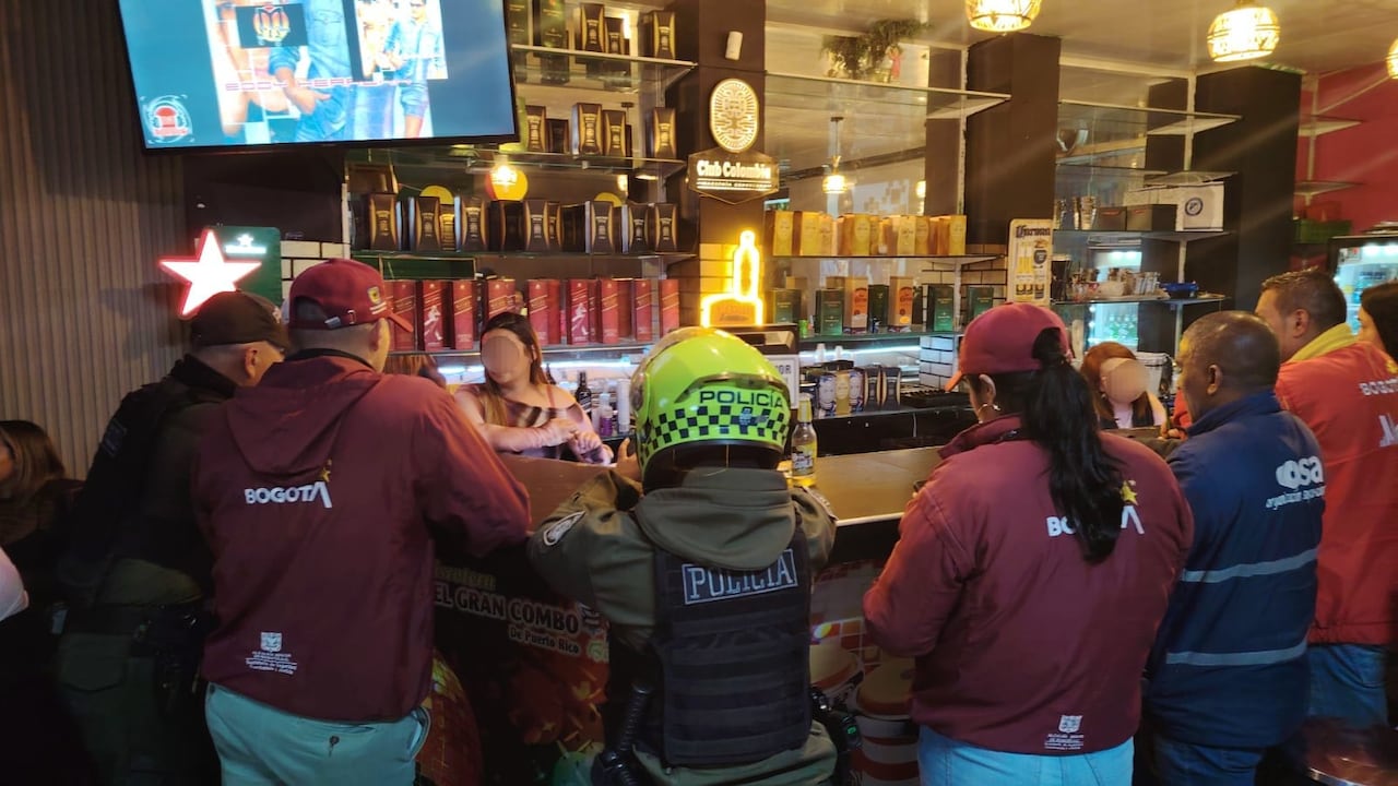 Operativo de la Alcaldía de Bogotá.