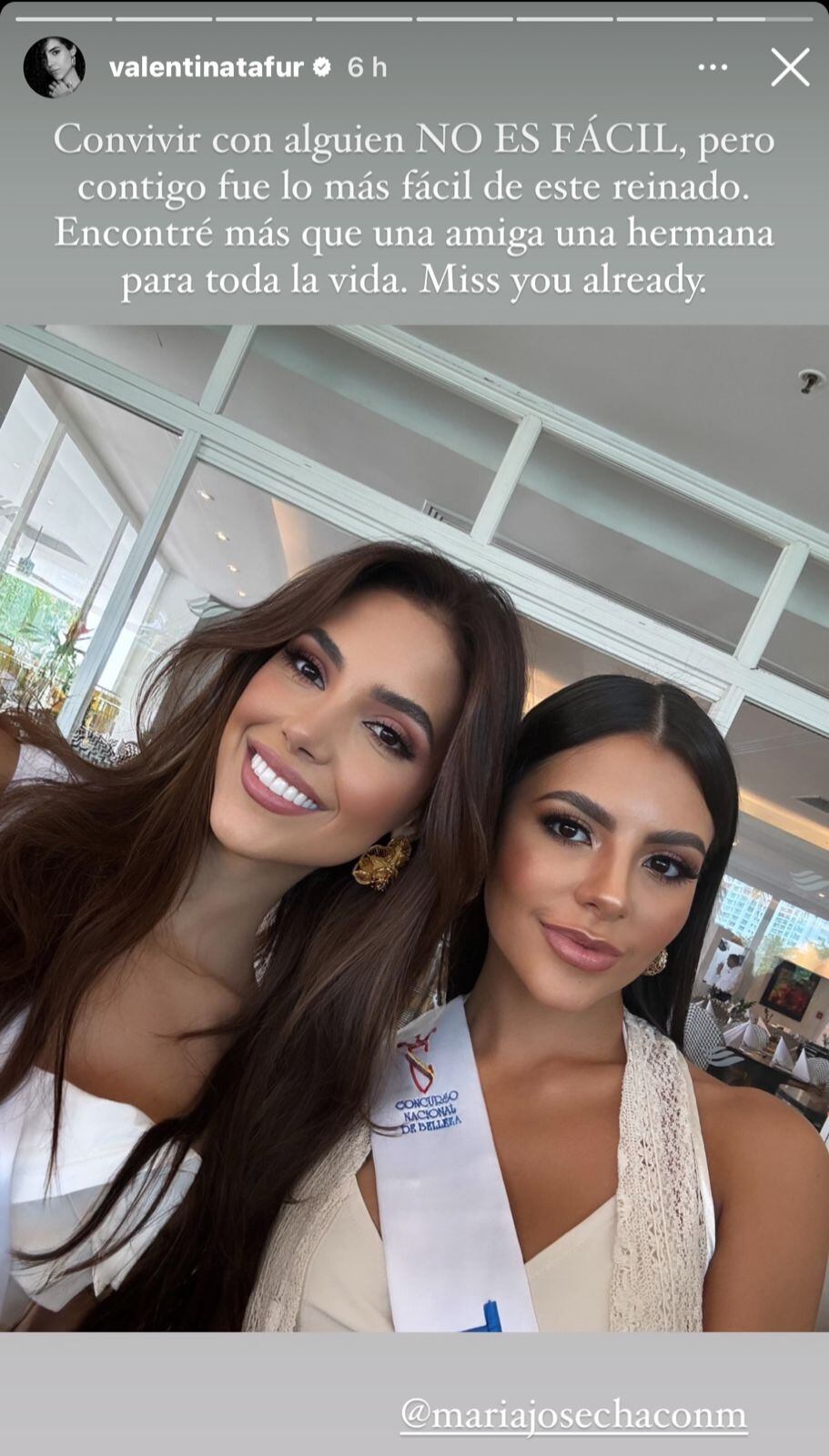 Valentina Tafur rompió el silencio y reveló cómo fue la convivencia en el Concurso Nacional de Belleza: “Convivir no es fácil”
