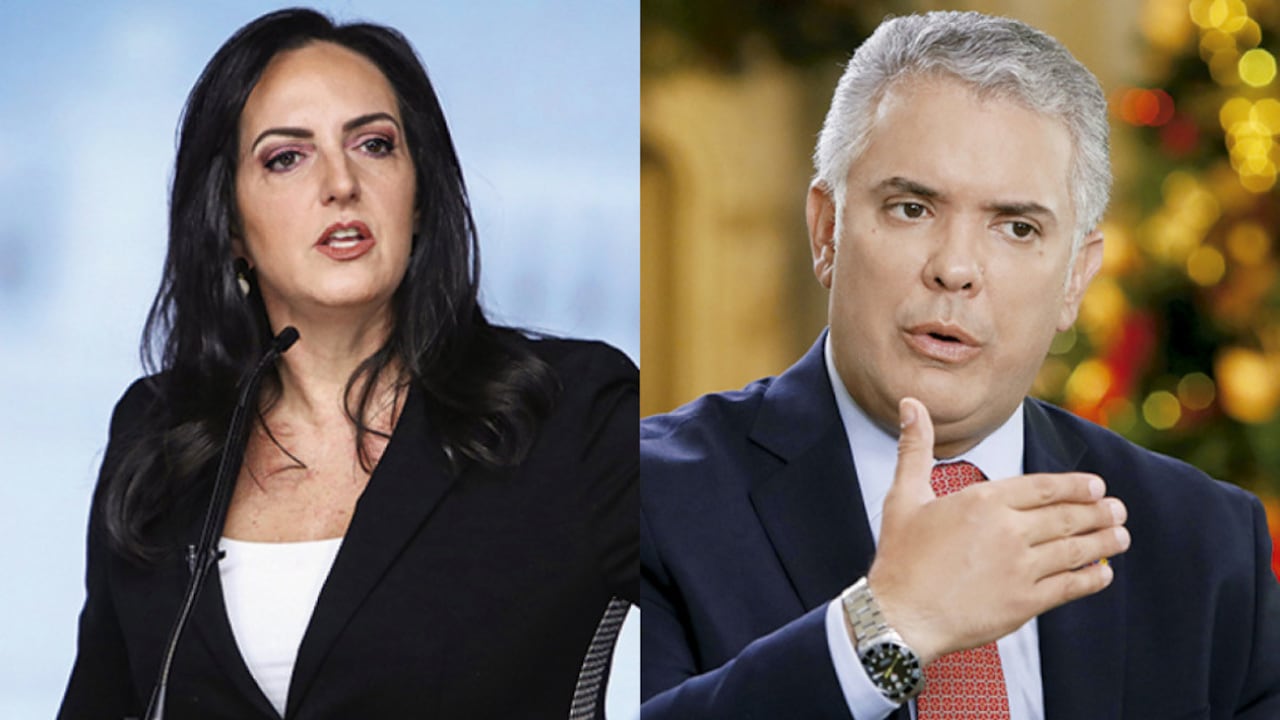 María Fernanda Cabal sigue distanciada de Iván Duque, presidente de su mismo partido.