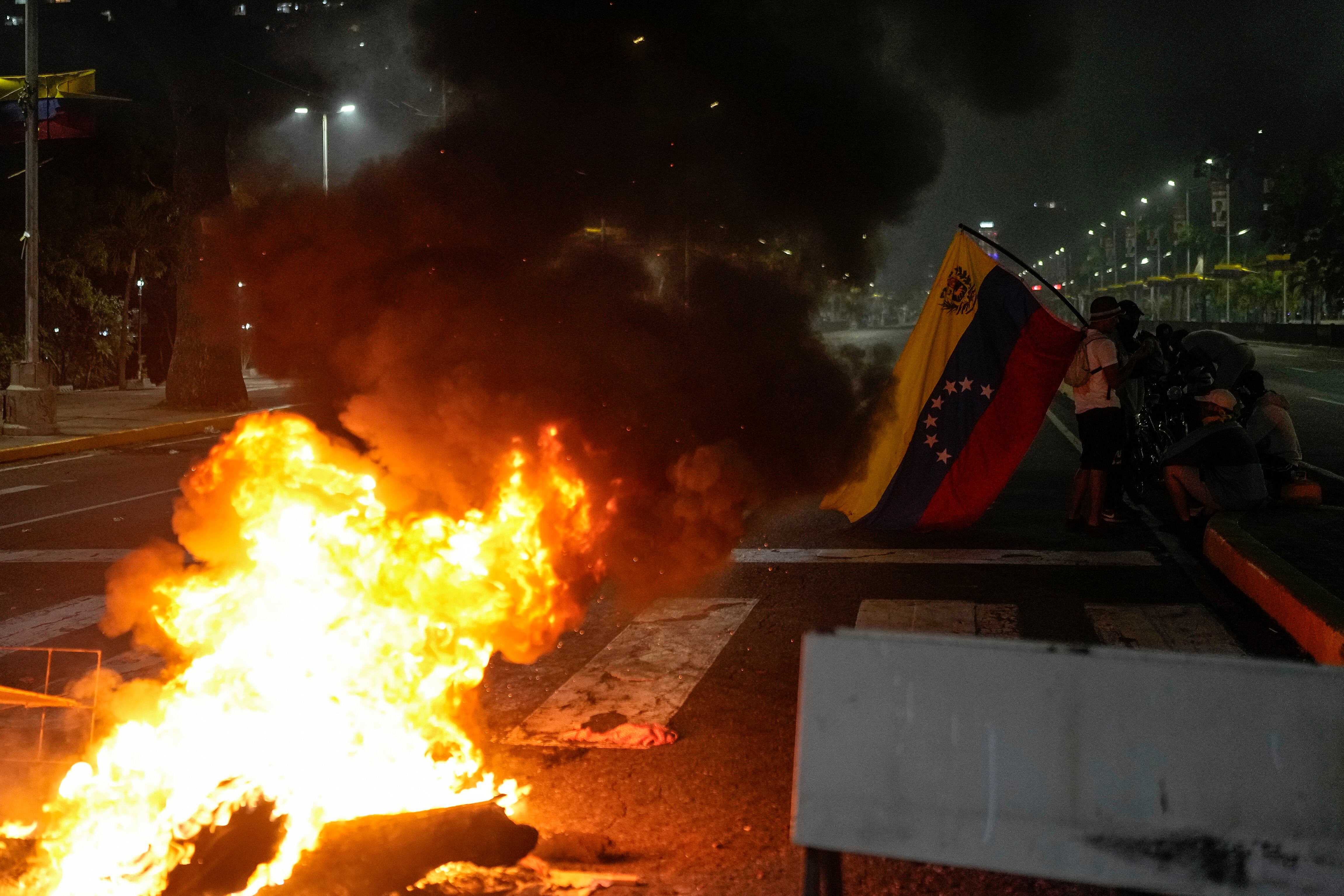 Protestas en Venezuela del lunes