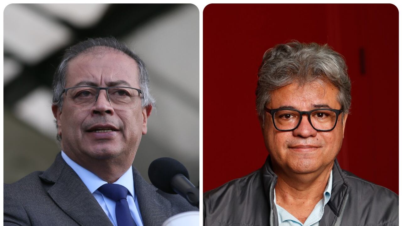 El presidente de Colombia, Gustavo Petro, y el senador del Pacto Histórico, Wilson Arias.